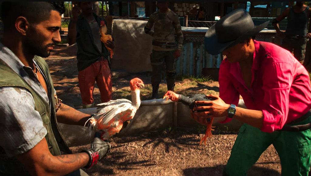 Far Cry 6 bị lên án vì mini game chọi gà