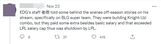 Cùng là đại gia, nhưng cả WBG và BLG lại đang là 2 đội lao đao nhất thị trường chuyển nhượng LPL mùa này - Ảnh 11.