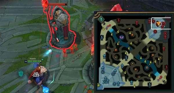 Game thủ LMHT phát hiện một điều không tưởng, Nhà Chính có thể nổ kể cả khi cả 3 Nhà Lính còn tồn tại