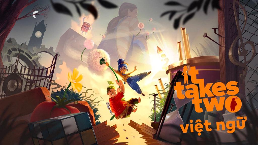 Vừa thắng giải Game of the Year, game co-op It Takes Two đã có phiên bản Việt Ngữ