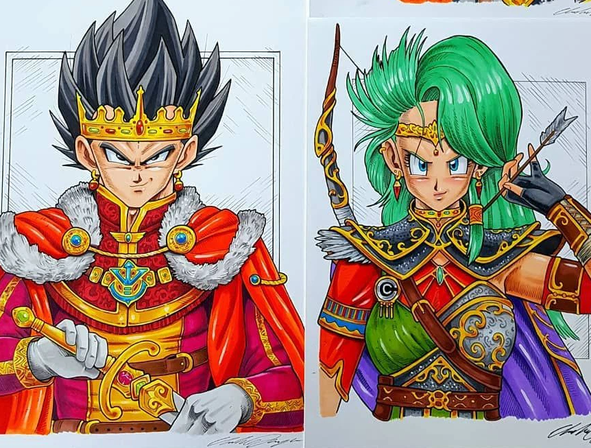 Dàn nhân vật chính Dragon Ball bất ngờ hóa hiệp sĩ Trung Cổ &quot;ngầu đét&quot; ai nhìn cũng mê