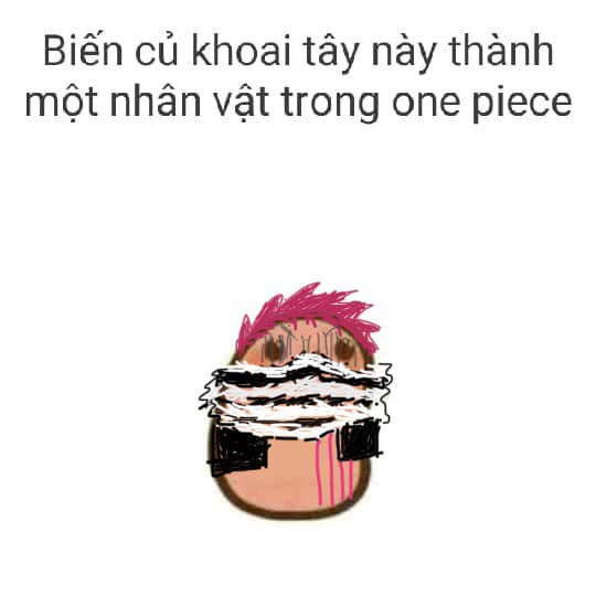 Fan One Piece trổ tài hội họa và sức sáng tạo với củ khoai tây, đến cả Boa Hancock cũng bị dí - Ảnh 3.