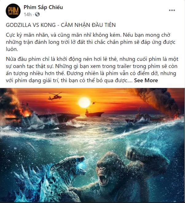 Godzilla Đại Chiến Kong công phá phòng chiếu tại Việt Nam, lập kỷ lục phim có doanh thu suất chiếu sớm cao nhất năm 2021 - Ảnh 4.