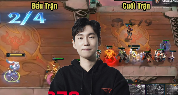 Đấu Trường Chân Lý: &quot;Vườn không nhà trống leo rank&quot;, lối chơi siêu dị từ streamer nhà T1 - Bebe872