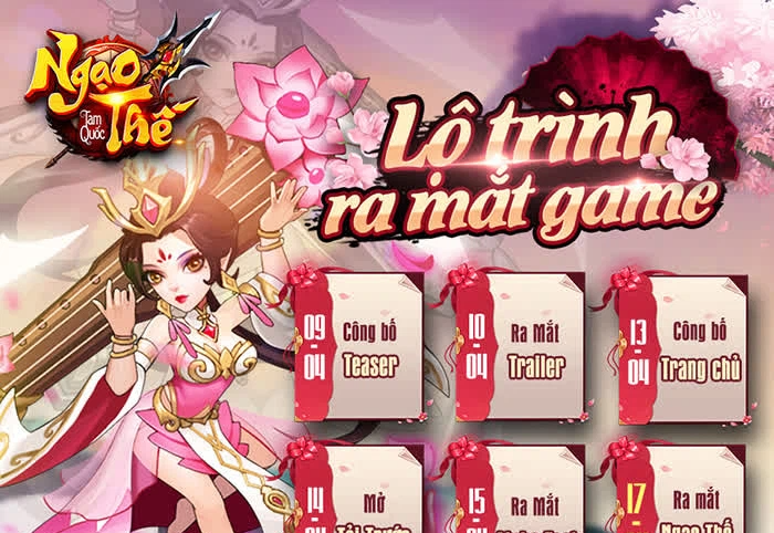 Ngạo Thế Tam Quốc Mobile chính thức ra mắt Teaser, công bố lộ trình ra mắt khiến game thủ phấn khích