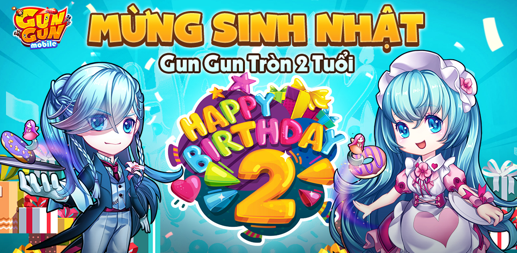 Gun Gun Mobile mừng sinh nhật 2 tuổi, tặng ngay loạt Giftcode VIP cho anh em game thủ chung vui!