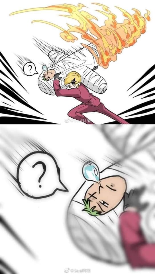 One Piece: Top 5 ảnh chế hot nhất trong tuần, khi Saitama cứu Luffy và Sanji đã làm gì với kiếm của Zoro? - Ảnh 3.