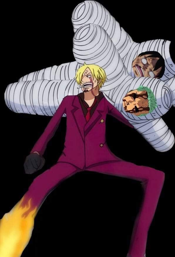 One Piece: Hài hước với bức ảnh chế Vua cứu người Sanji băng bó cho Luffy, cái gì cũng đến tay anh tóc vàng - Ảnh 2.