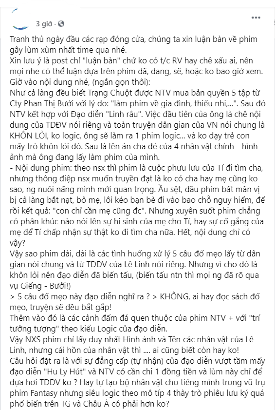 Xui như Trạng Tí, nhà sản xuất vừa ăn mừng doanh thu 6 tỷ/ngày thì rạp chiếu đóng cửa nghỉ dịch - Ảnh 7.