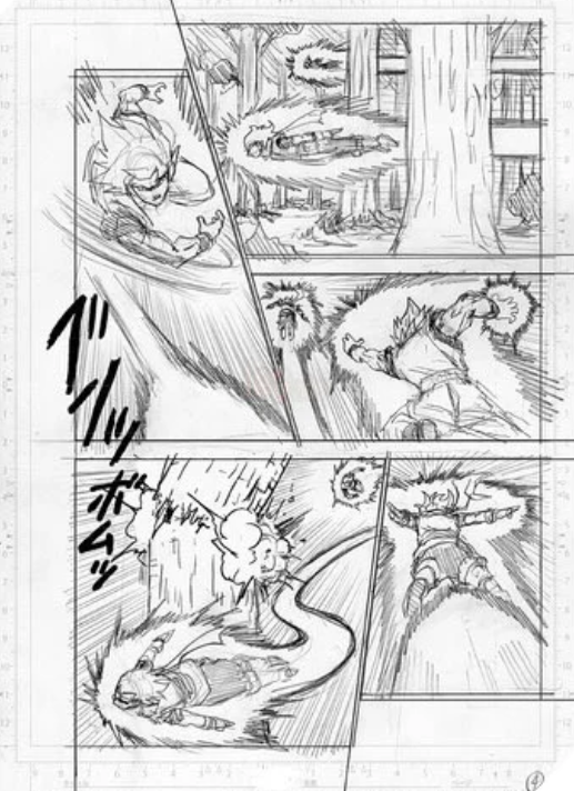 Spoil Dragon Ball Super chap 73: Bảy trang bản thảo cho thấy Granola đang bón hành cực mạnh cho Goku - Ảnh 4.
