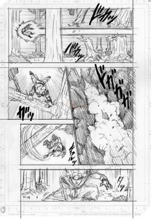 Spoil Dragon Ball Super chap 73: Bảy trang bản thảo cho thấy Granola đang bón hành cực mạnh cho Goku - Ảnh 7.