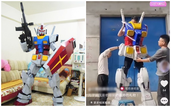 Xuất hiện bộ giáp mô phỏng Gundam phiên bản đời thực, người thường có thể mặc vào là hóa robot như trong phim