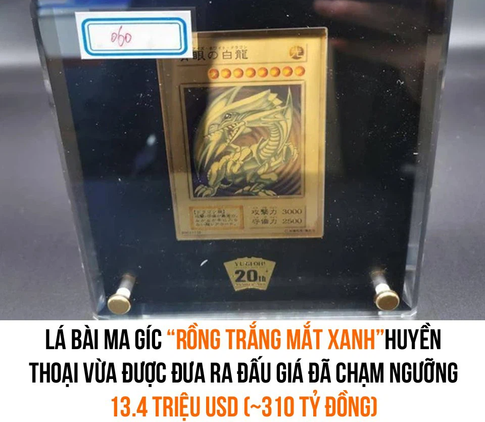 Yu-Gi-Oh!: Lá bài Rồng Trắng Mắt Xanh được định giá hơn 13 triệu USD, nhiều fan tiếc rằng &quot;giá như ngày đấy mình giữ lại&quot;