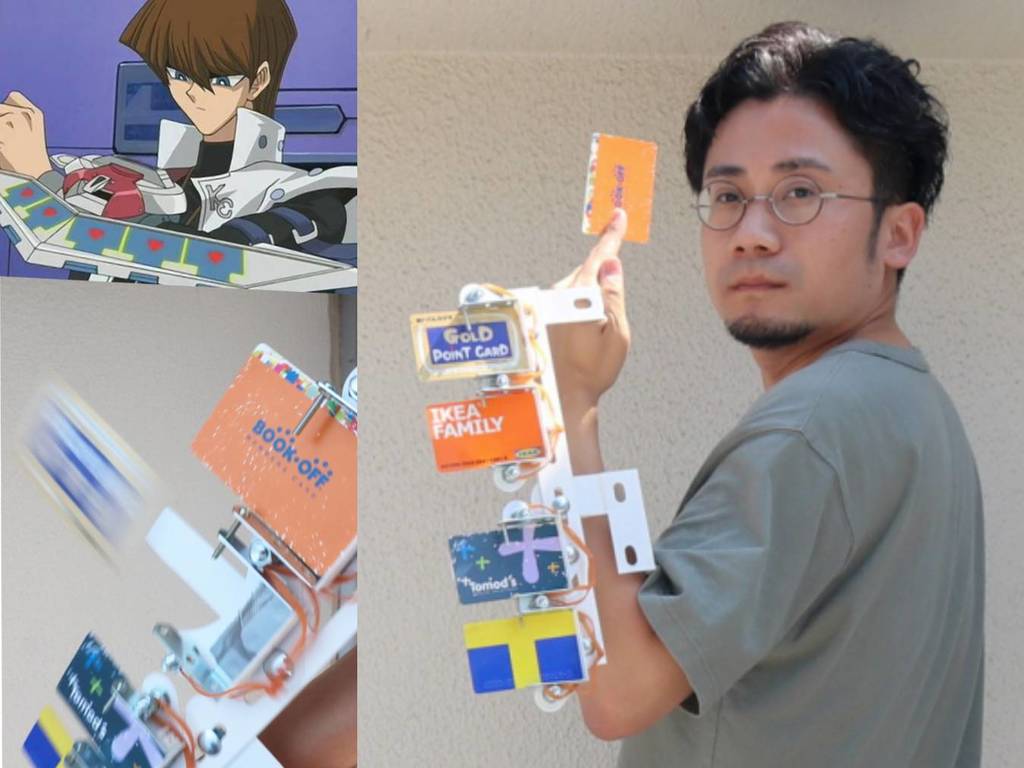 Cuồng Yugi Oh quá đà, nam game thủ tự tay làm hẳn máy ném bài hiện đại như Kaiba, nhưng lại để làm việc khó đỡ