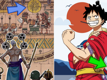One Piece: Toàn bộ những lần xuất hiện của Thần Nika và Mặt Trời trong suốt series, đúng chỉ có &quot;thánh Oda&quot; mới thâm sâu được đến thế này