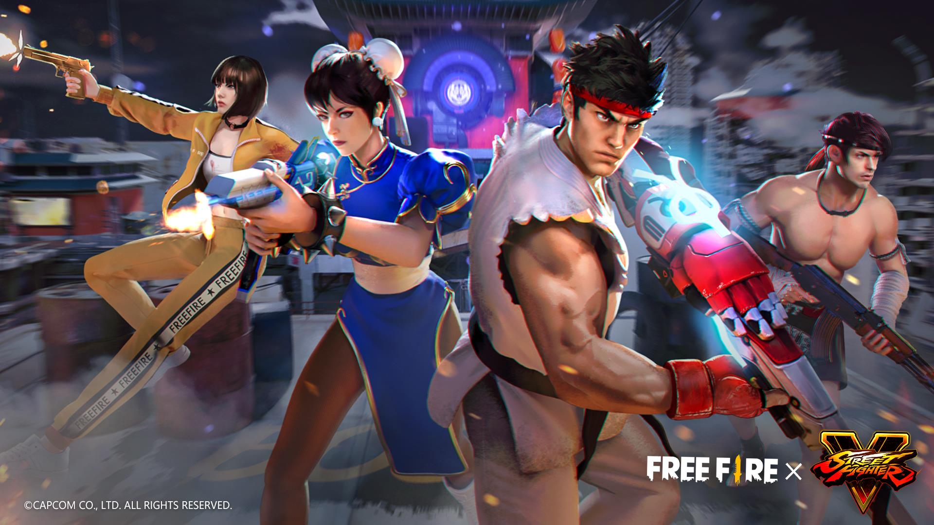 Người chơi Free Fire sẵn sàng tung chưởng trong màn hợp tác toàn cầu với Street Fighter V từ ngày hôm nay!