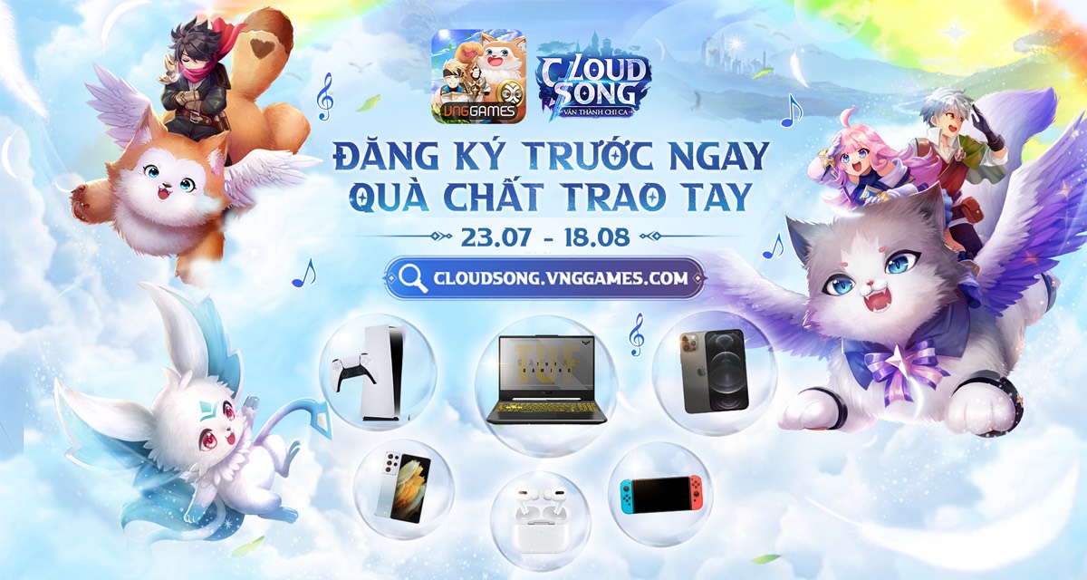 Cloud Song VNG mở đăng ký sớm với tổng giá trị giải thưởng lên đến 1 tỷ đồng