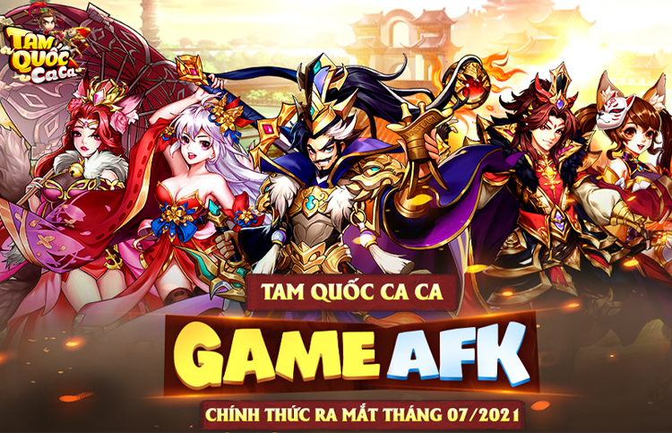 Tam Quốc Ca Ca - Game Tam Quốc AFK cực hot chính thức xuất hiện: FREE 50+ lần quay tướng, tặng quà tới tấp từng ngày, từng giờ!