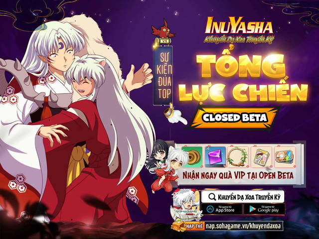 Khuyển Dạ Xoa Truyền Kỳ - IP InuYasha chính thức Closed Beta, khởi động sự kiện đua TOP lực chiến nhận quà OB cực hot! - Ảnh 2.