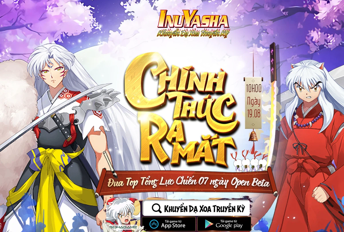 Khuyển Dạ Xoa Truyền Kỳ - IP InuYasha chính thức Open Beta, tặng Giftcode VIP cho game thủ!