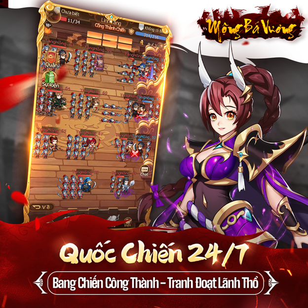 Mộng Bá Vương  – Tựa game mobile chiến thuật Tam Quốc cực “Cute” sắp ra mắt game thủ Việt - Ảnh 3.