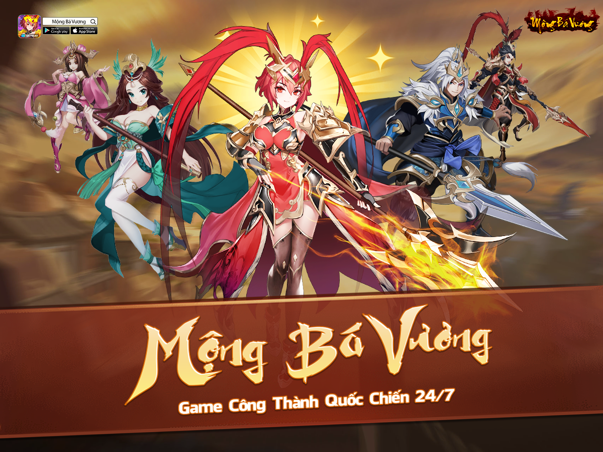 Mộng Bá Vương  – Tựa game mobile chiến thuật Tam Quốc cực “Cute” sắp ra mắt game thủ Việt