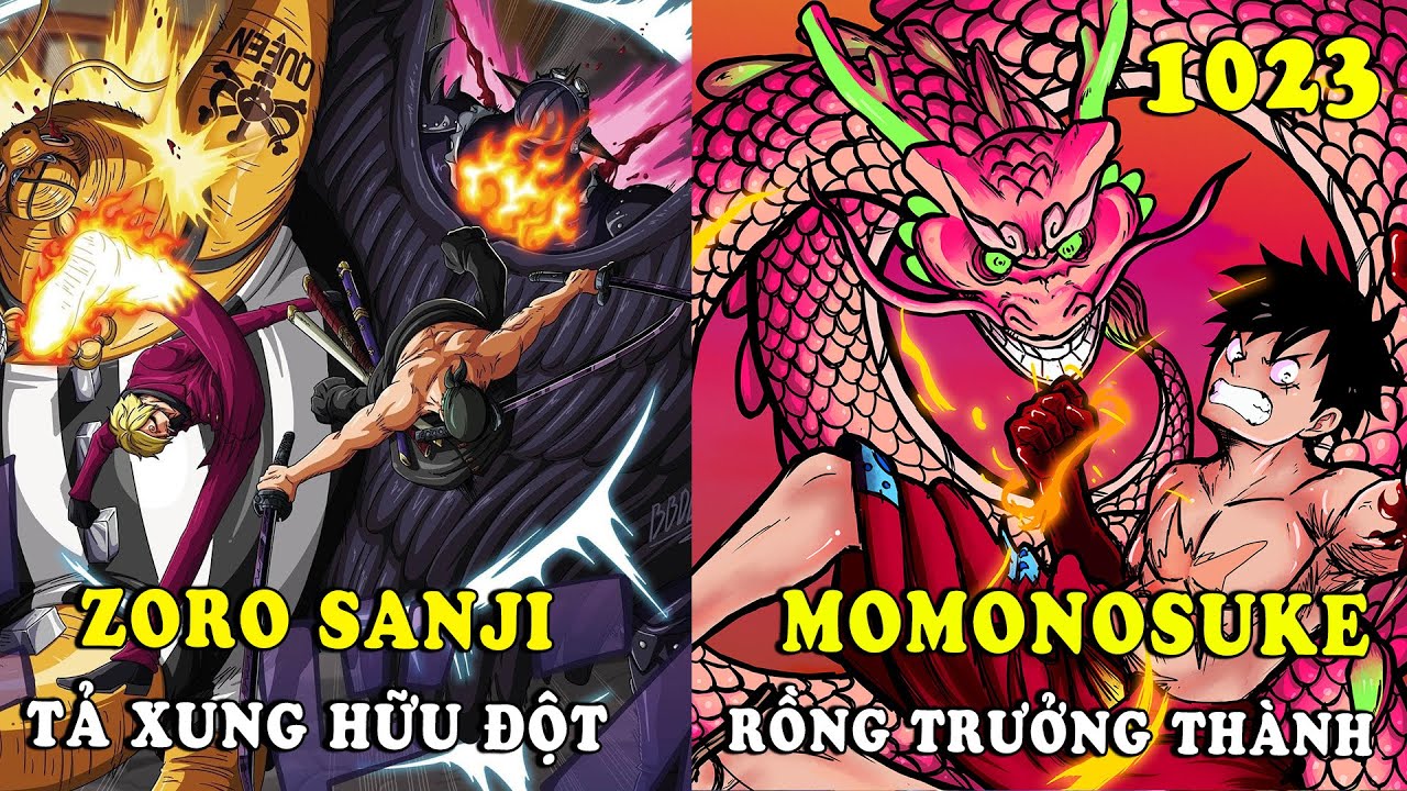 Spoil đầy đủ One Piece 1023: Zoro giống hệt Ryuma, Momonosuke hoá rồng trông cứ như &quot;bản sao&quot; của Kaido