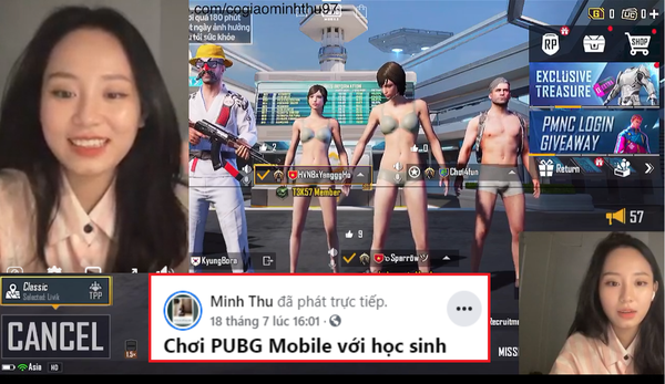 CĐM xôn xao đoạn clip cô giáo Minh Thu trợn mắt, lườm nguýt, quát anti khi bị “cà khịa chuyện livestream chơi game - Ảnh 1.