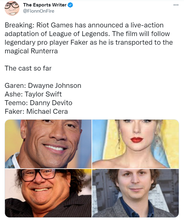 Rộ tin Riot sắp làm phim live-action LMHT về Faker, có cả The Rock và Taylor Swift, nhưng vai Quỷ Vương lại gây tranh cãi - Ảnh 1.