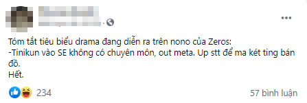 Nghi vấn Zeros mỉa mai, ngầm chỉ trích Tinikun, phản ứng của người trong cuộc cho thấy đây không phải lời nói giỡn? - Ảnh 2.