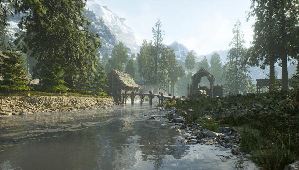 Bất ngờ trước độ chân thật và đẹp mắt của Skyrim trong Unreal Engine 5