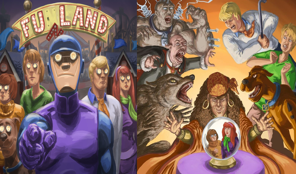 25 nhân vật phản diện trong Scooby-Doo bị &quot;biến tượng&quot; một cách kỳ quái khi được tái hiện theo phong cách rùng rợn