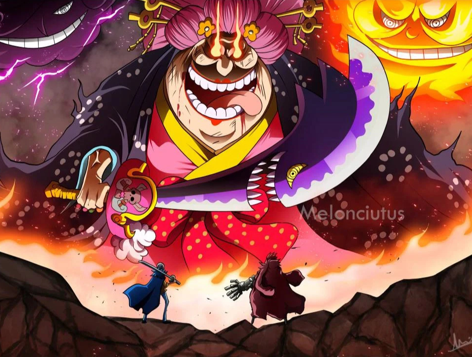 One Piece: Có Haki bá vương nhưng không sử dụng, phải chăng Big Mom đã quên sức mạnh này khi đối đầu với Kid và Law?