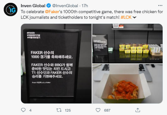Faker nổi tiếng sống tiết kiệm nhưng mừng mốc 1000 trận thì đãi gà rán toàn bộ LoL Park, Chủ tịch nhà người ta là đây! - Ảnh 3.