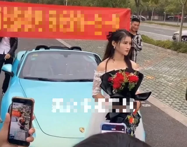 Dùng siêu xe Porsche làm quà để tỏ tình với crush, cô gái xinh đẹp nhận về cái kết ê chề và phản ứng bất ngờ từ phía CĐM - Ảnh 1.