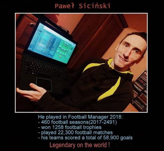 Huấn luyện Manchester United 416 năm liên tục trong Football Manager, game thủ được ghi danh kỷ lục Guiness - Ảnh 1.