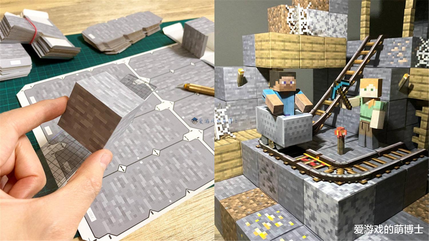 Kỳ công tái hiện Minecraft phiên bản đời thực bằng giấy giống game tới 99%, nam game thủ khiến CĐM trầm trồ, thán phục vì tay nghề bá đạo