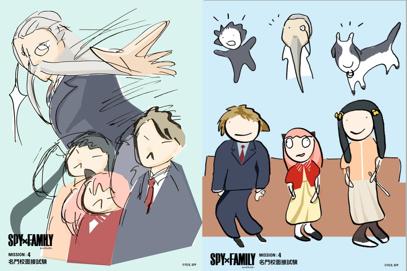 Bộ ba diễn viên lồng tiếng trong Spy x Family gây cười với hình vẽ gia đình Forger đầy thú vị