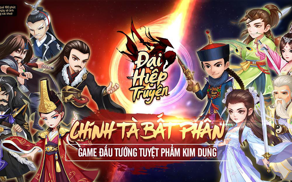 Chỉ cần 3 click - nhận ngay dàn tướng khủng của phiên bản Open Beta sắp ra mắt của Đại Hiệp Truyện