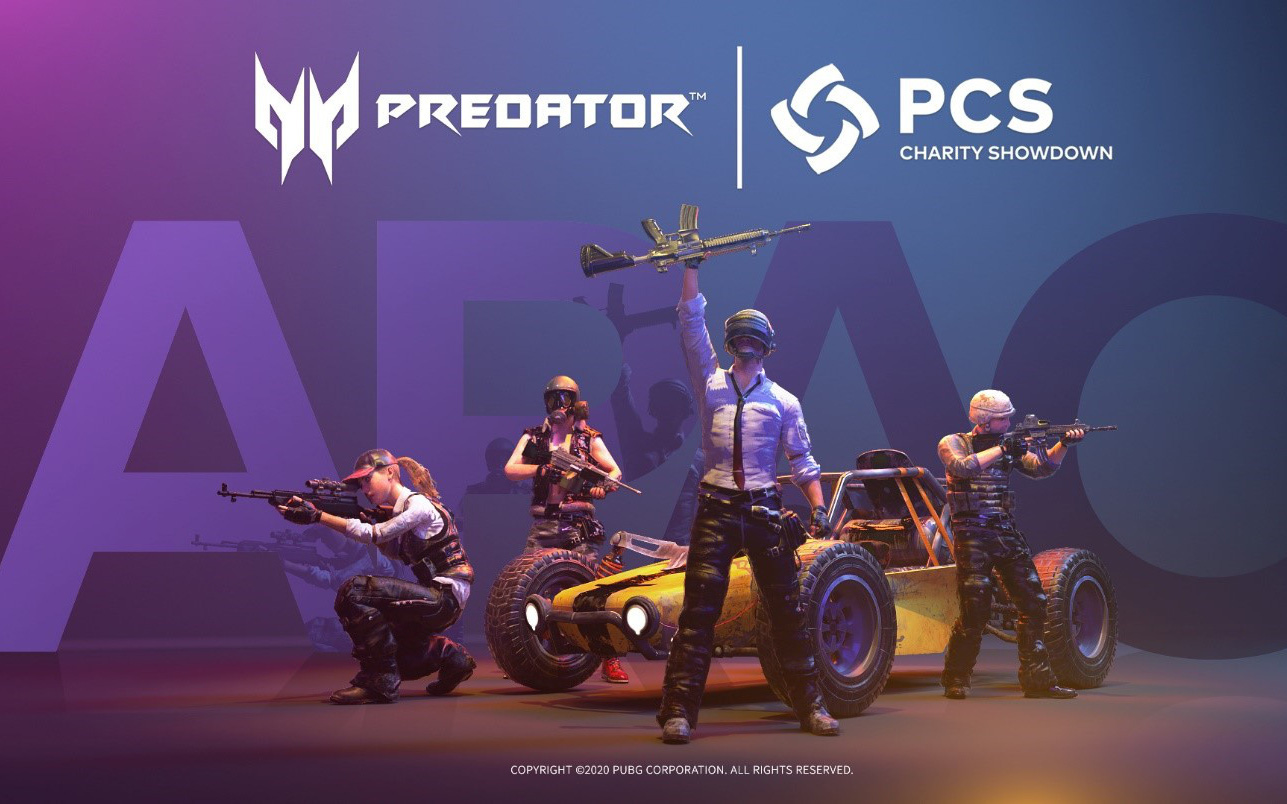 Acer Predator là nhà tài trợ chính thức cho giải đấu vì cộng đồng PUBG Continental Series (PCS) APAC Charity Showdown