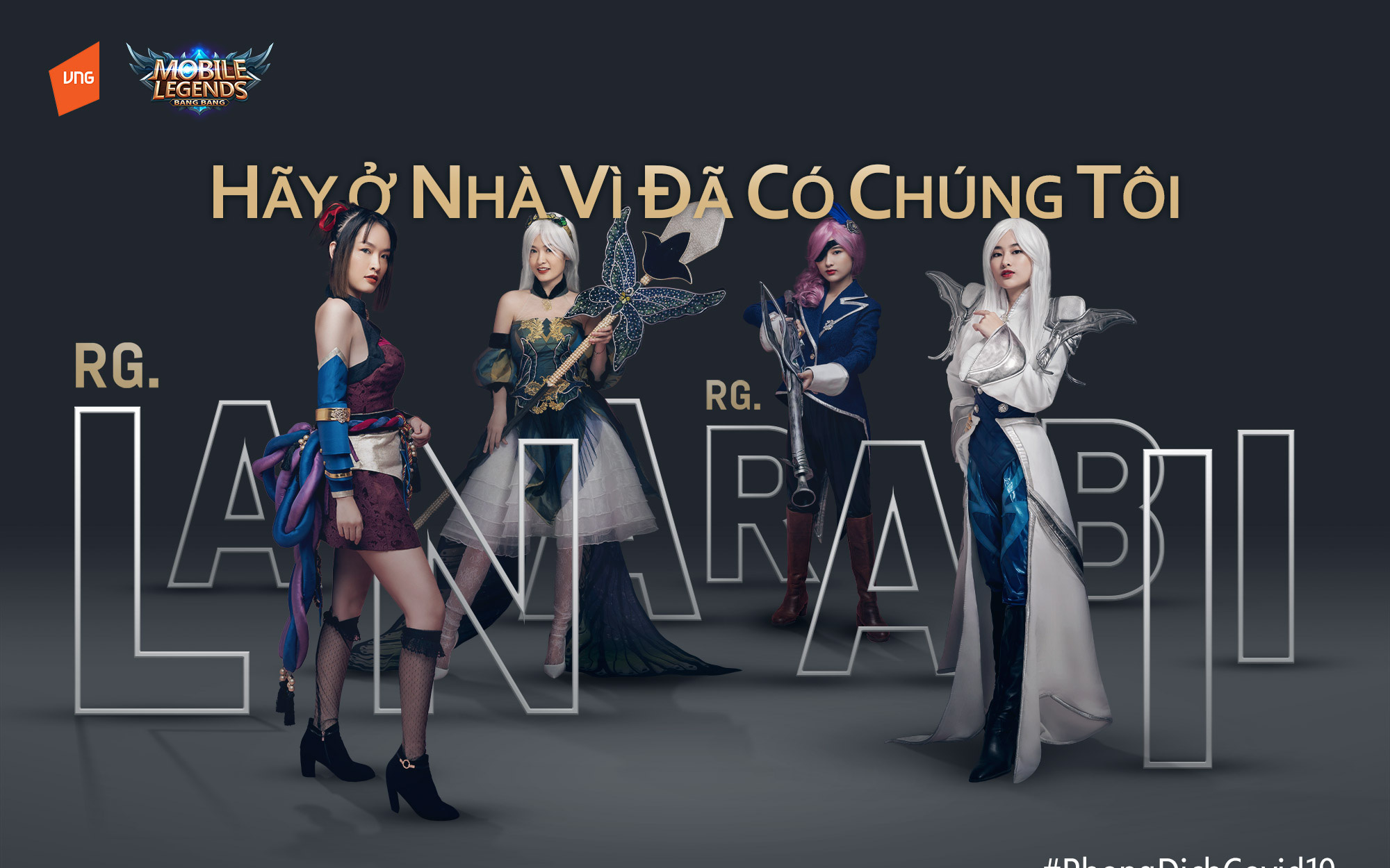 Hot streamers Việt lan tỏa thông điệp ‘Hãy ở nhà vì đã có chúng tôi’