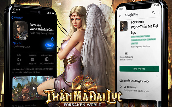 Ngay bây giờ, hãy vào Google Play và App Store để tải Forsaken World: Thần Ma Đại Lục