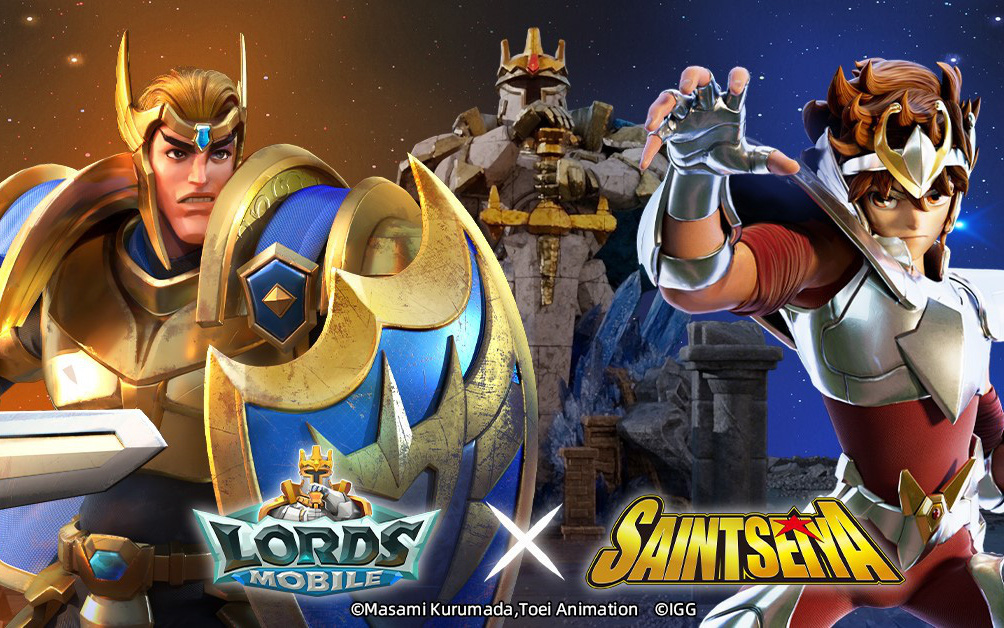 Sự kết hợp IP giữa Lords Mobile × Saint Seiya! Hợp tác đầu tiên của Lords Mobile và IP Anime nổi tiếng!