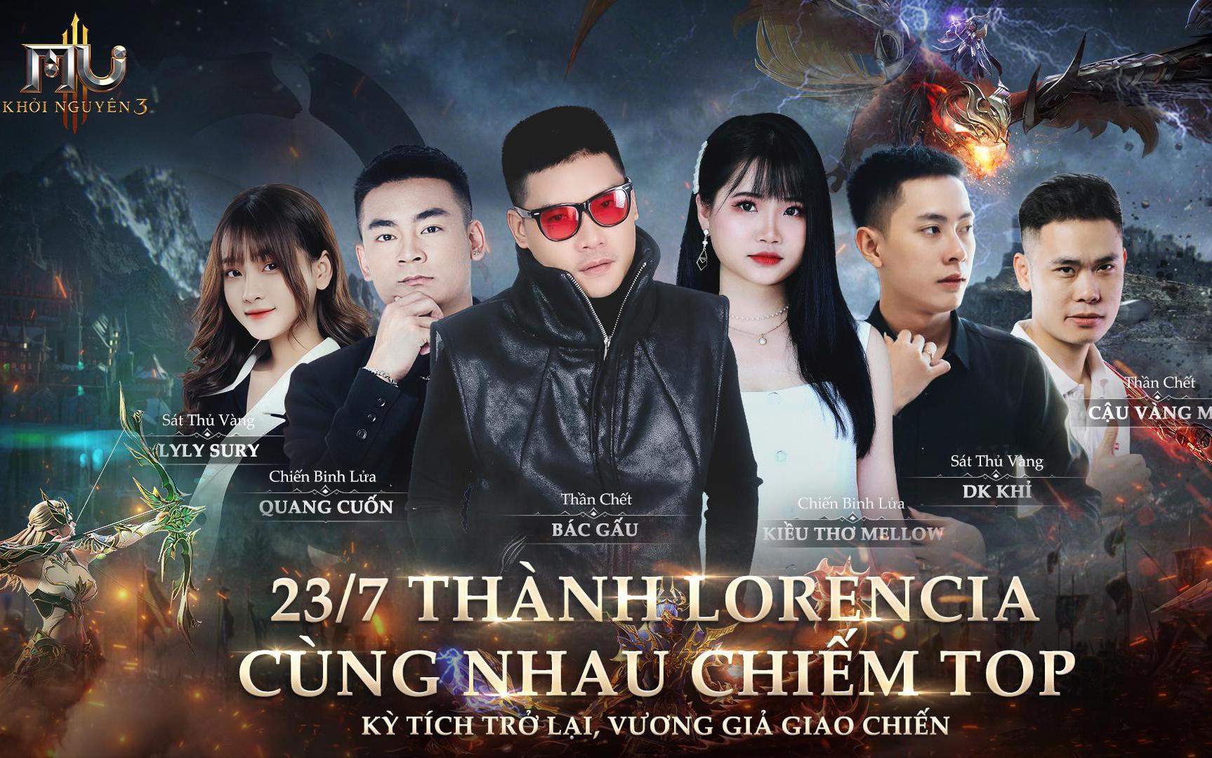 MU Khởi Nguyên 3 ra mắt giải đấu KOL Công Thành Lorencia