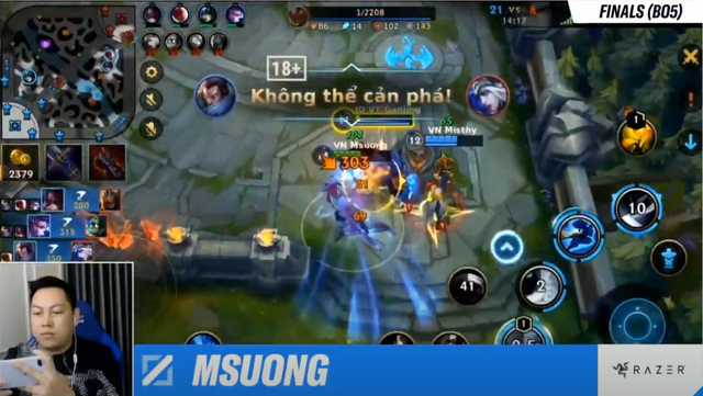 Msuong cầm Yasuo khiến Misthy và Bé Chanh phải thốt lên một câu “đắng ngắt” trong Showmatch Tốc Chiến  - Ảnh 3.