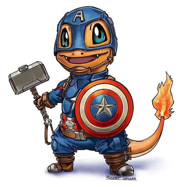 Siêu anh hùng Marvel biến thành Pokémon siêu dễ thương nhưng vẫn chất hơn nước cất - Ảnh 10.