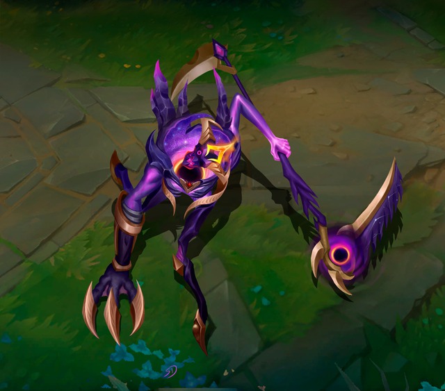 Nghĩ Fiddlesticks mới chưa đủ kinh dị, game thủ tự tay thiết kế skin Hắc Tinh - Nỗi sợ hãi bao trùm vũ trụ - Ảnh 2.