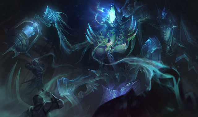 Nghĩ Fiddlesticks mới chưa đủ kinh dị, game thủ tự tay thiết kế skin Hắc Tinh - Nỗi sợ hãi bao trùm vũ trụ - Ảnh 1.