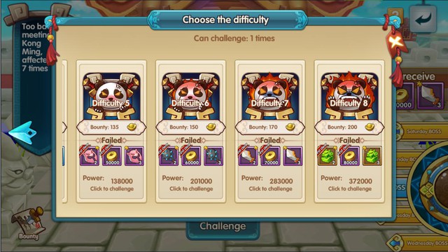 Boss liên server đã nhằm nhò gì, Three Kingdoms: The New War có tới 7 loại Boss liên quốc gia, mỗi ngày một con, 8 mức độ khó - Ảnh 5.