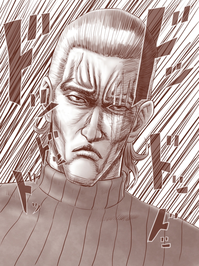 Loạt tranh bựa về King, gã mặt ngầu nhưng yếu ớt nhất trong các anh hùng One Punch Man - Ảnh 4.